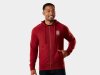 Trek Oberteil Trek Fun Badge Full Zip Hoodie M Dark Red